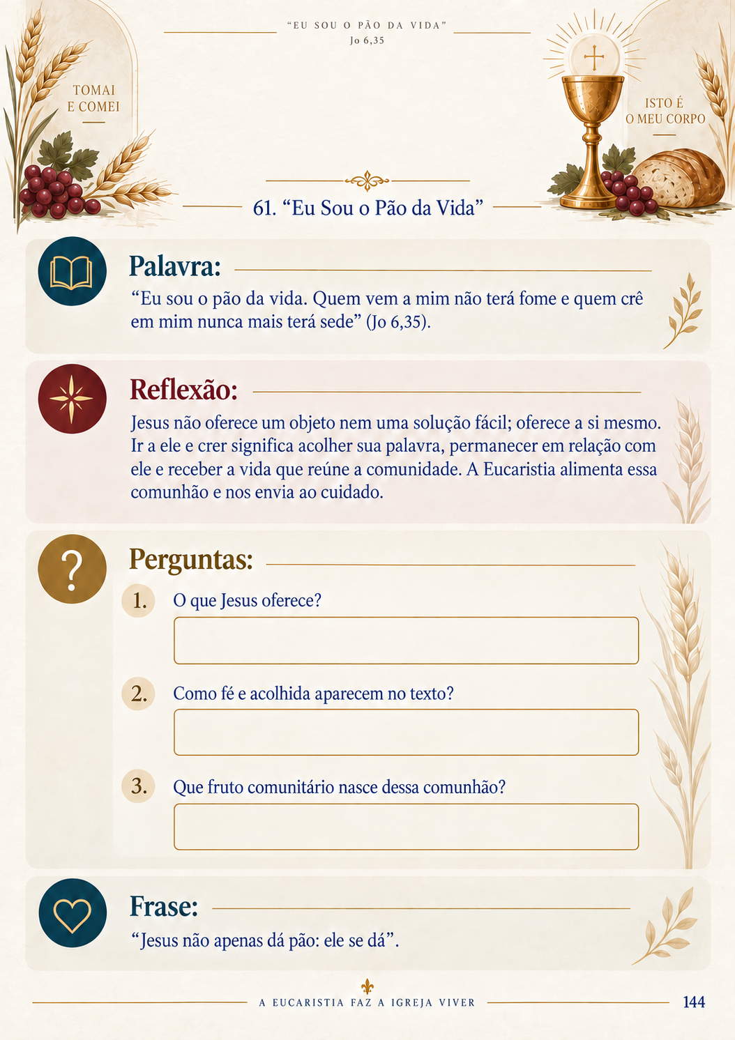 Eu Sou o Pão da Vida