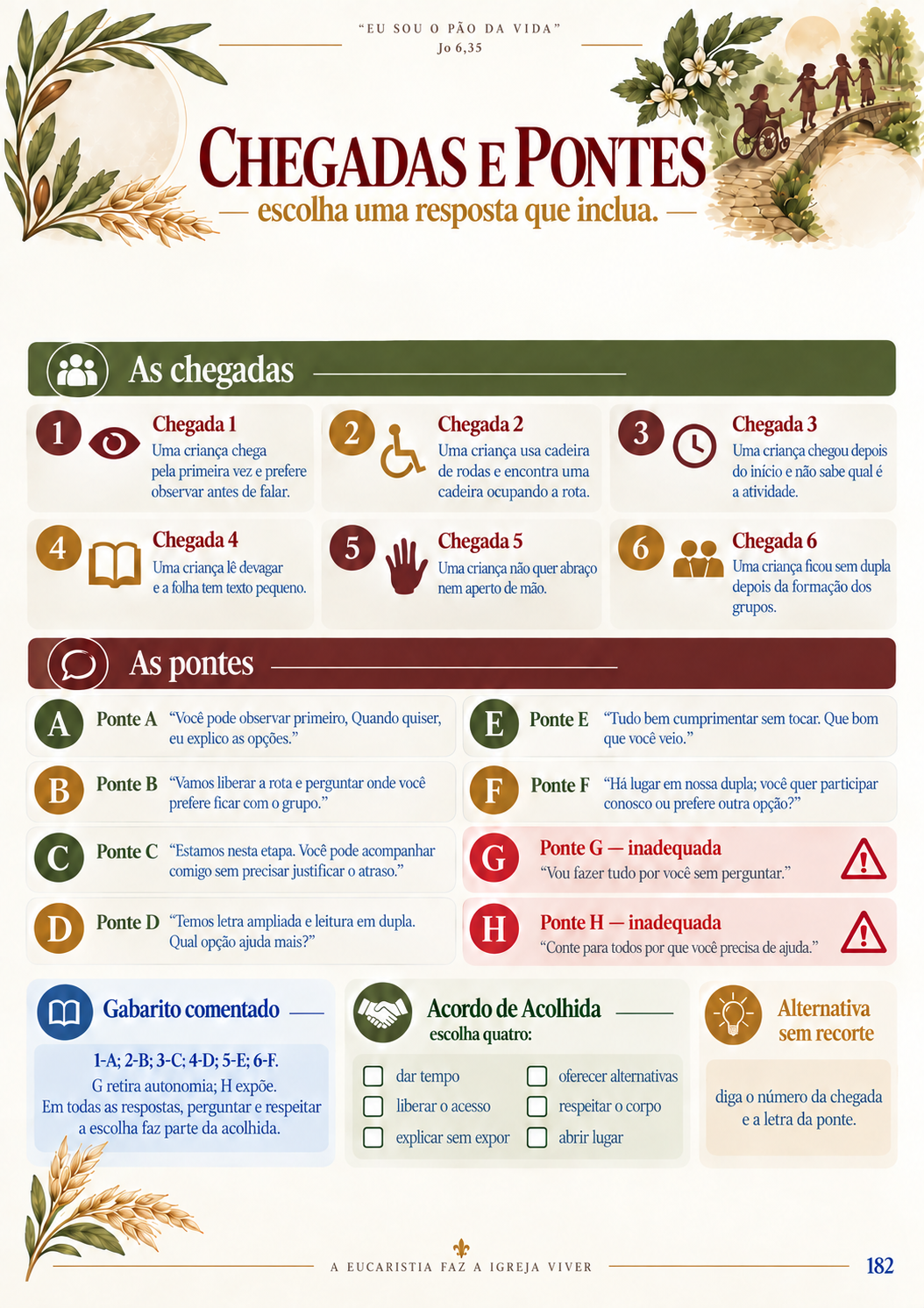 Chegadas e Pontes