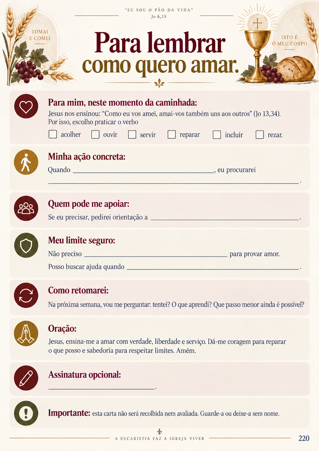 Carta de Compromisso Fraterno